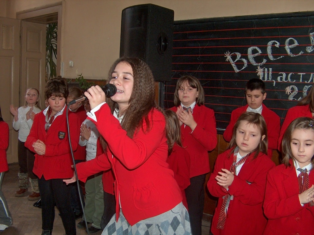 Коледа в училище - декември 2009-6
